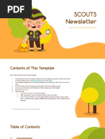 Scouts Newsletter by Slidesgo