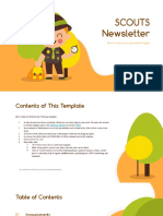 Scouts Newsletter by Slidesgo