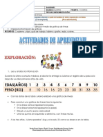 Guía - Matemáticas - Cuarto - Diagrama de Líneas.