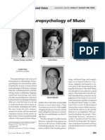 The Neuropsychology of Music
