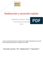 Reabsorción y Secreción Tubular