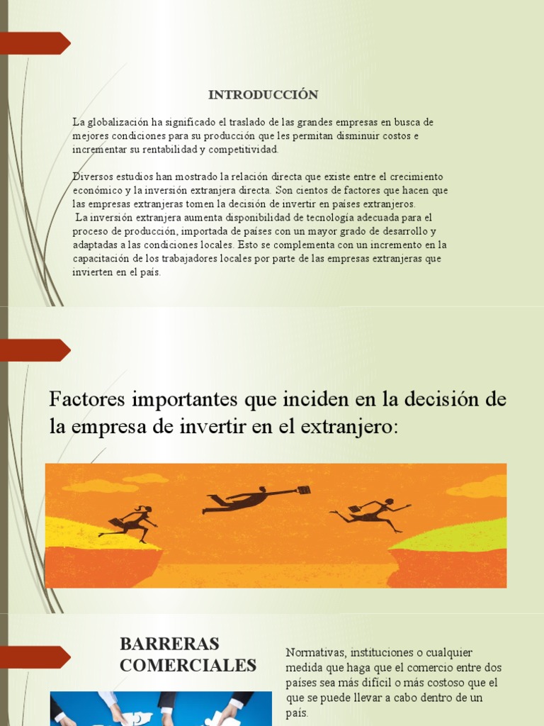 Porque Las Empresas Invierten en El Extranjero. | PDF | La inversión ...