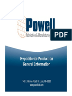 Hypochlorite Production General Information: 740 E. Monroe Road, St. Louis, MI 48880