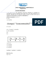 ASIG 5 Ejercicios Con Ley de Velocidad de RXN RESPUESTAS