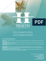 Carta De Servicios HEALTH CARTAGENA SPA