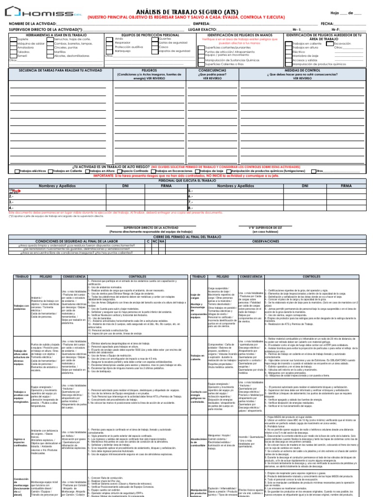 Formato ATS | PDF | Andamio | Máquina elevadora