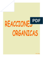 REACCIONES ORGANICAS. Silvia Contreras