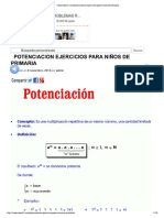 potenciacion ejercicios