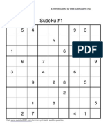 Extremesudoku