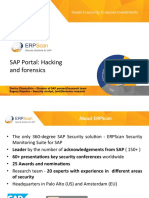 Sap Portal Hacking and Forensics