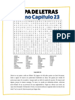 Salmo 23 Sopa de Letras