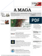 Revista "La Maga - Captura Del Sitio A Setiembre de 2002