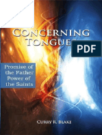 Concerning Tongues - Promise of The Father, Power of The Saints