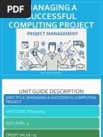 Lesson 1 - Project Management