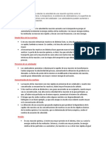 Existen Varios Factores Que Afectan La Velocidad de Una Reacción Química Como La Concentración de Los Reactivos