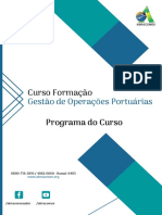 Ementa Formacao Gestao de Operacoes Portuarias