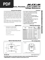 Maxim Voltage Reference MAX6225-MAX6250