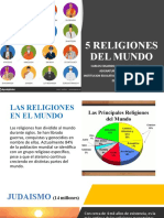 5 Religiones Del Mundo Carlos