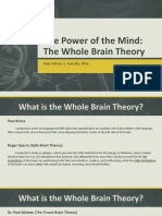 The Power of The Mind: The Whole Brain Theory: Paul Adrian S. Avecilla, RPM