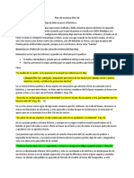 Plan de escritura Mio Cid