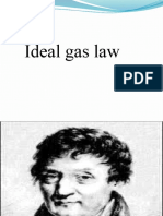 Ideal gas law