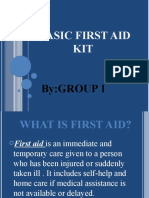 Basic First Aid KIT: By:Group 1