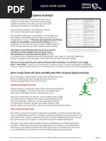 What Is Unusual Option Activity?: Quick Start Guide