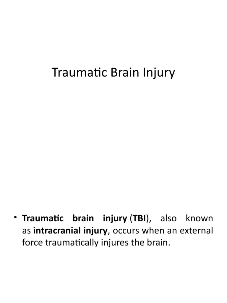 Understanding Traumatic Brain Injury | PDF | Traumatic Brain Injury ...