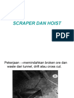 Scraper Dan Hoist