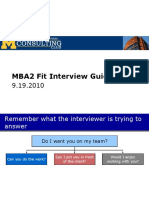 MBA2 Fit Interview Guide