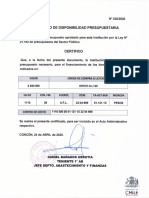 Certificado Disp. Ppto Valvulas Mezcladoras PDF