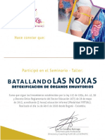 Constancia de Participacion Noxas