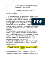 Como Estar Firmado No Senhor em Tempos de Prova - Sermão Pela Manhã 17.05.2020