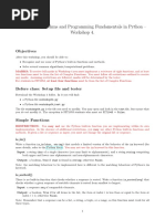 FIT1053 Algorithms and Programming Fundamentals in Python - Workshop 4