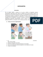 Espirometria: midiendo la función pulmonar