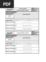Formato de Reporte de Retardo Laboral | PDF