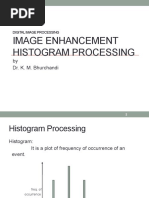 Image Enhancement Histogram Processing: by Dr. K. M. Bhurchandi