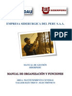 Aguilar Administracion Mof Siderperu PDF