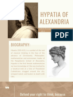 Hypatia of Alexandria, Brilliant Mathematician & Philosopher