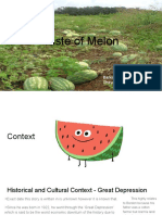 Taste of Melon Symbolism and Themes