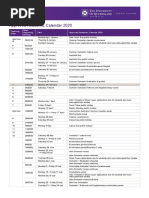 Teaching Week Week Beginning Monday Date Approved Academic Calendar 2020