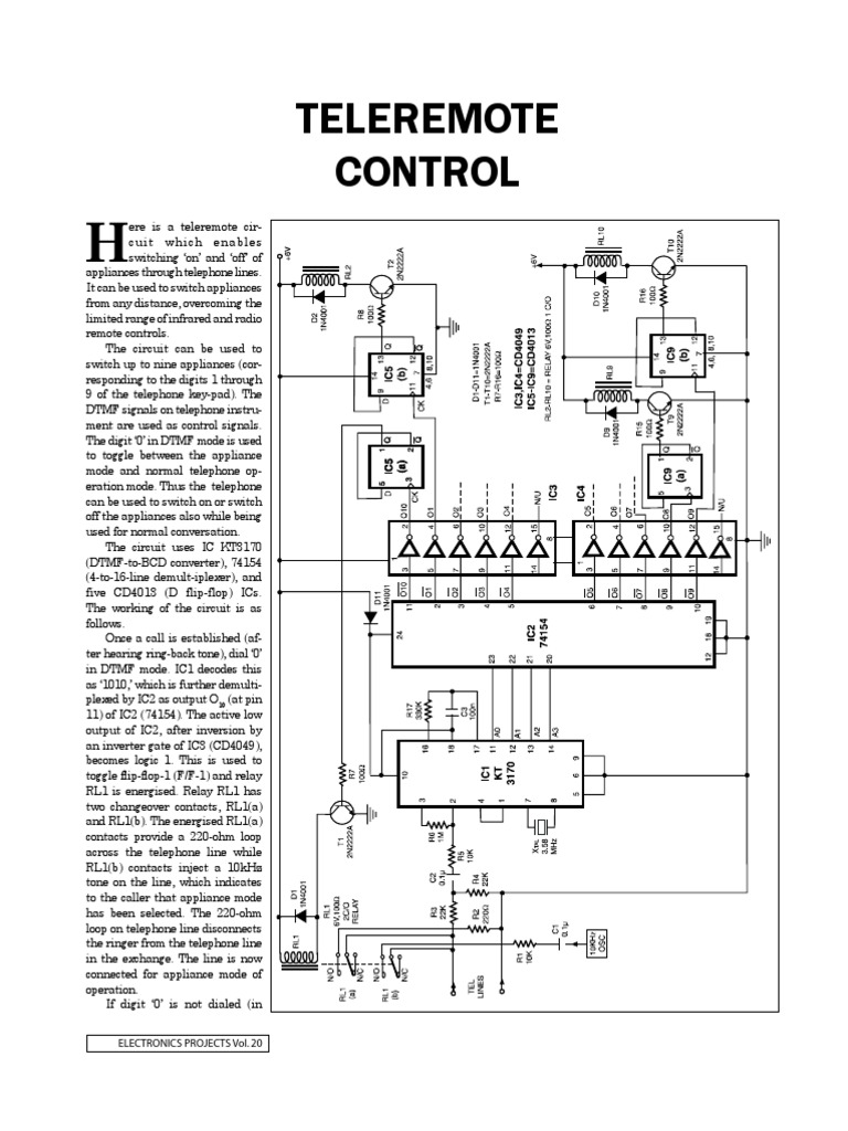 Teleremote Control | PDF