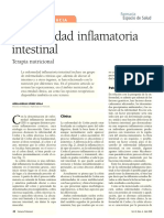 Enfermedad Inflamatoria Intestinal: Terapia Nutricional