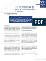 Guide of Methods For Determining The Condition of Stator Winding Insulation - ELT - 270 - 3 PDF
