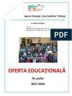 Oferta Educationala 2017 2018