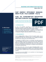Ship Energy Efficiency Manage-Ment Plan - Part Ii (Seemp - Part Ii) Fuel Oil Consumption Reporting IMO Data Collection System (DCS)