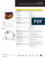 Rotary Torque Sensor - Non-Contact Shaft-to-Shaft: Specifications Performance