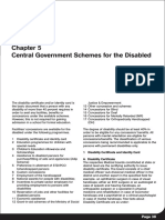 Central Government Schemes For The Disabled