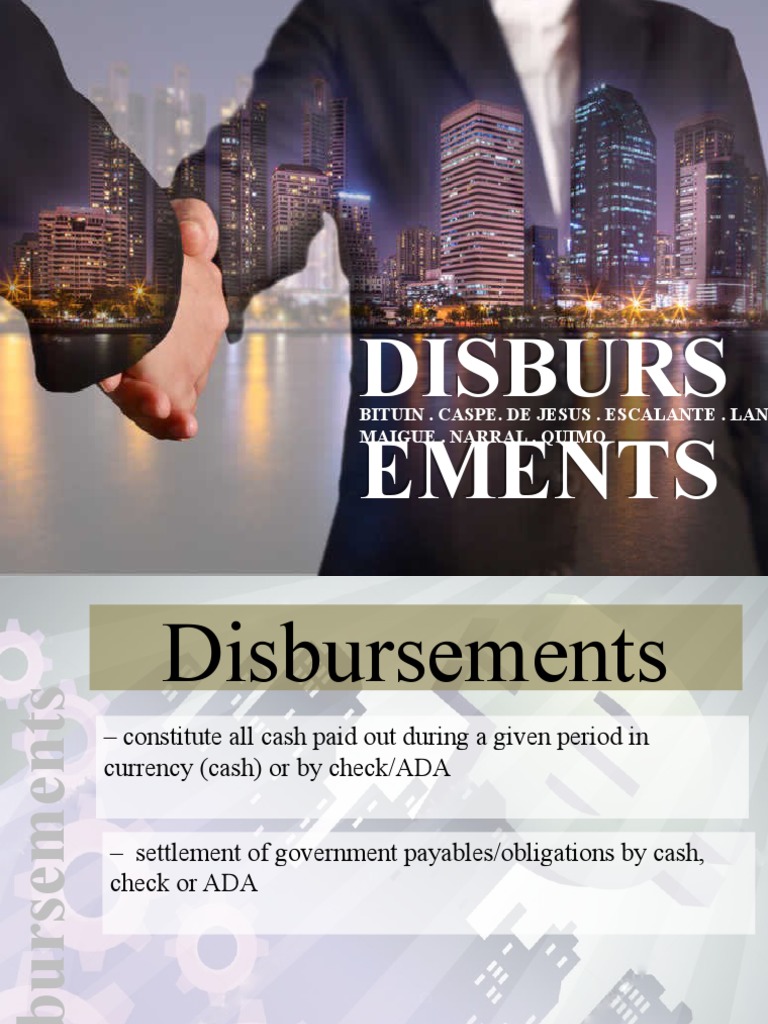 Government Disbursement Procedures | PDF | Payroll | Cheque