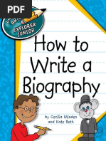 How To Write A Biography PDF